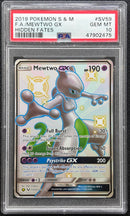 2019 POKEMON S & M FULL ART MEWTWO GX HIDDEN FATES