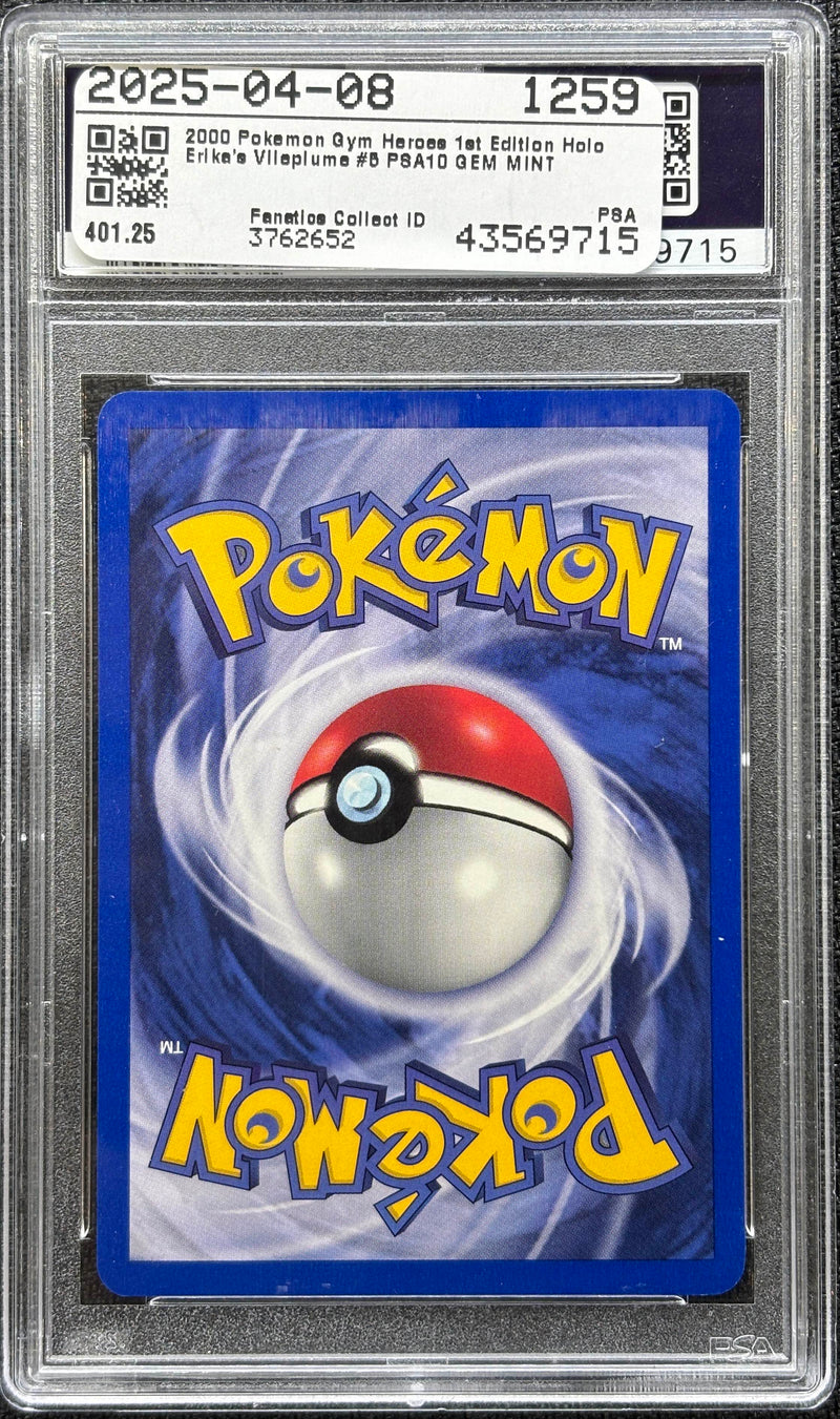2000 POKEMON GYM HEROES ERIKA'S VILEPLUME HOLO - 1ST EDITION