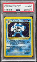 1999 POKEMON BASE SET POLIWRATH - HOLO