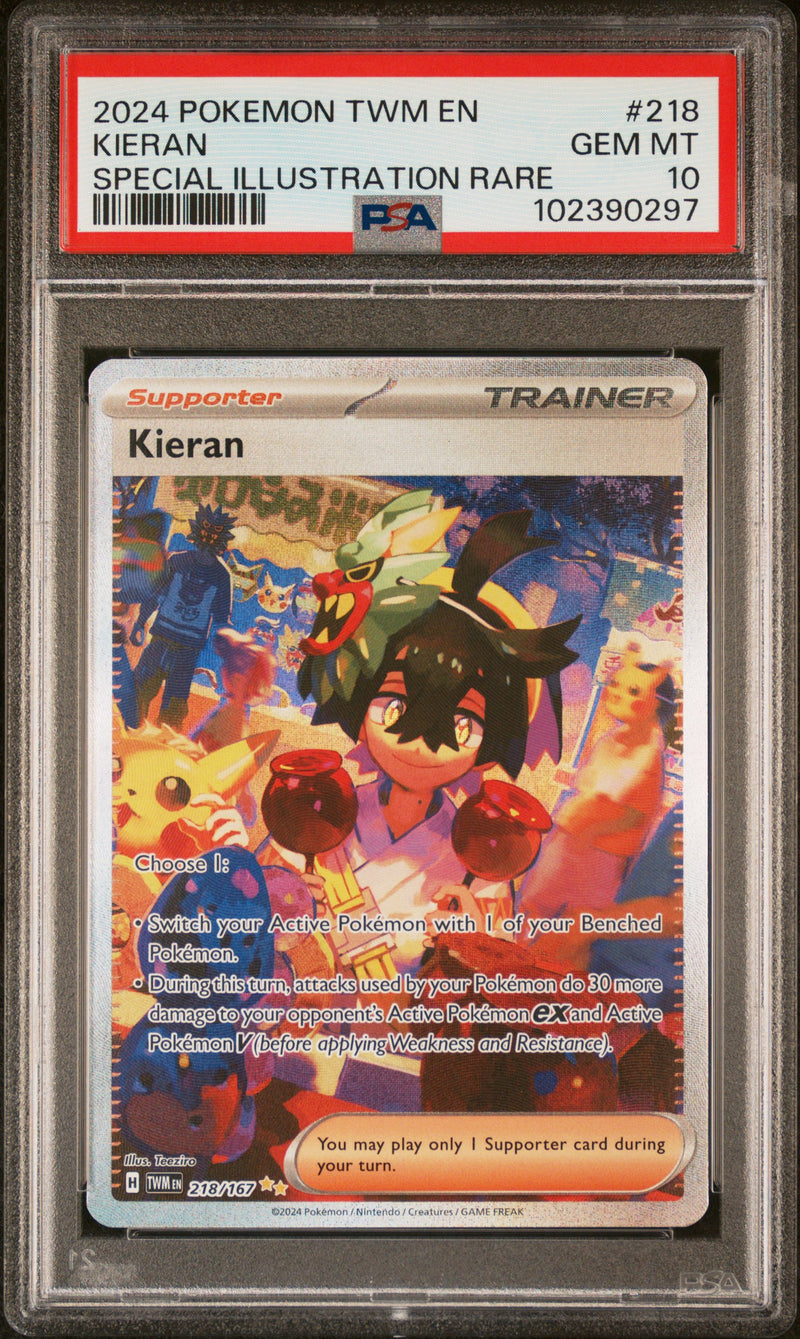 2024 POKEMON TWILIGHT MASQUERADE KIERAN SPECIAL ILLUSTRATION RARE