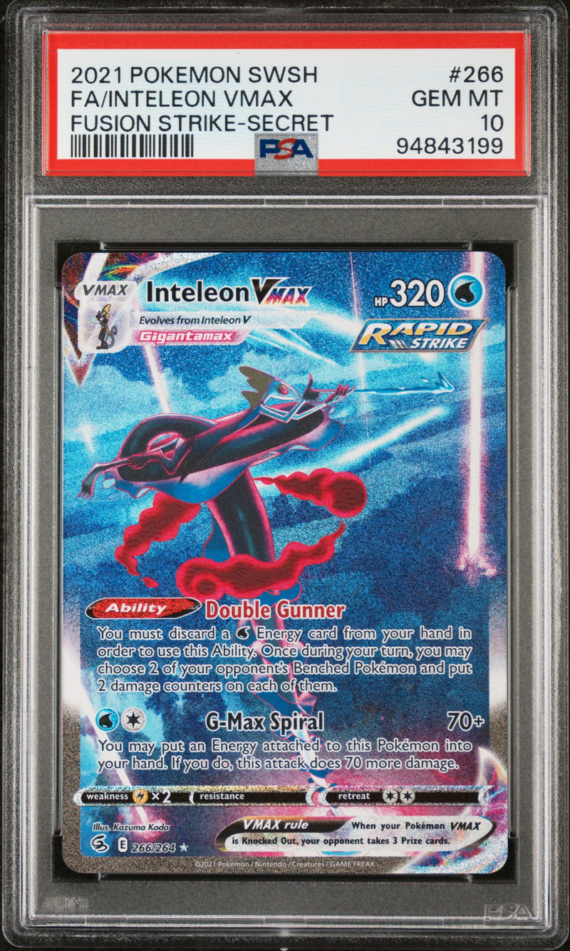 2021 POKEMON SWSH FA/INTELEON VMAX