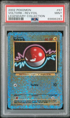 2002 POKEMON LEGENDARY COLLECTION #97 VOLTORB-REV.FOIL LEGENDARY COLLECTION PSA 9 - 283