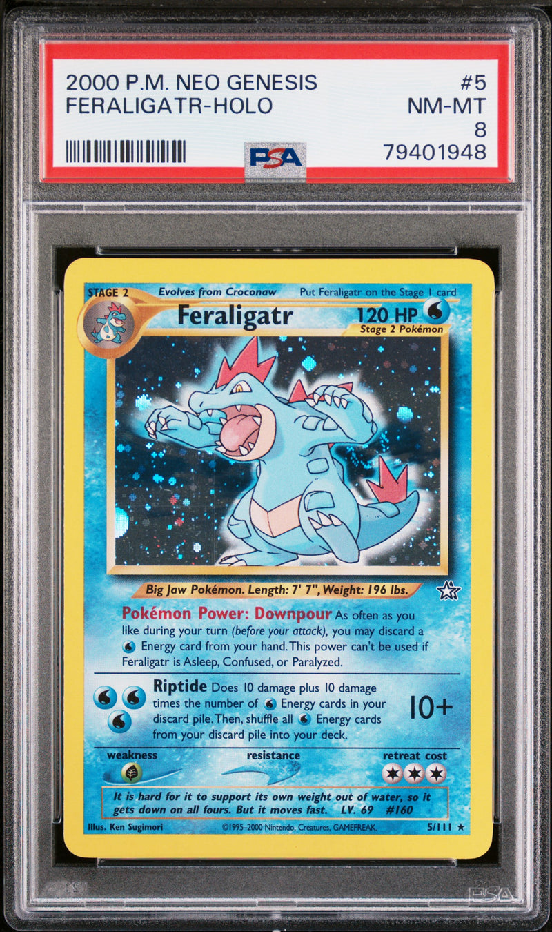 2000 P.M. NEO GENESIS FERALIGATR-HOLO