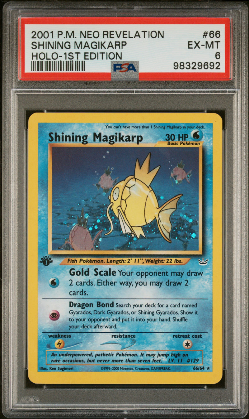 2001 P.M. NEO REVELATION SHINING MAGIKARP