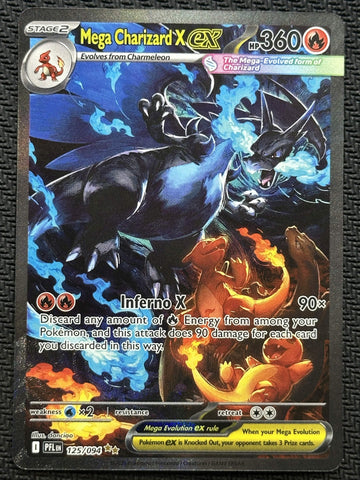 Mega Charizard X ex (125/094) [Mega Evolution: Phantasmal Flames] SCAN #1071