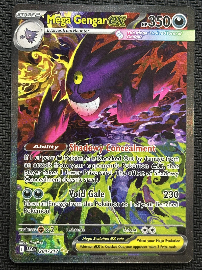 Mega Gengar ex (284/217) [Mega Evolution: Ascended Heroes] SCAN