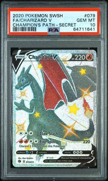 2020 POKEMON SWSH FA/CHARIZARD V CHAMPION'S PATH-SECRET