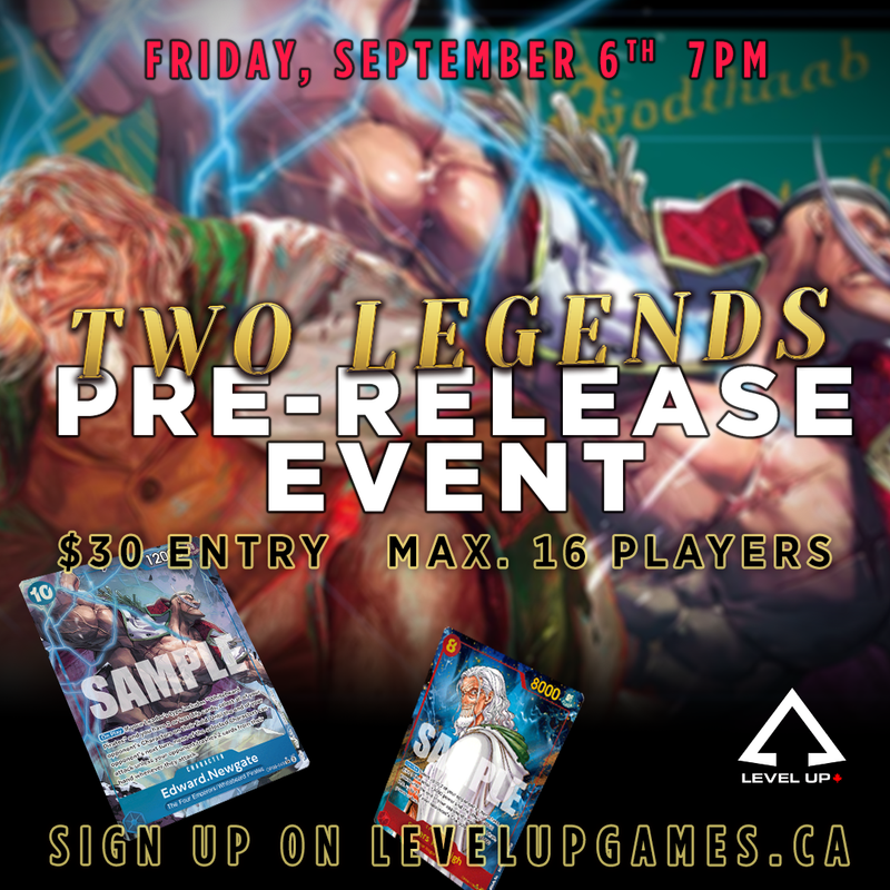 ONE PIECE OP-08 Two Legends Pre-Release Event