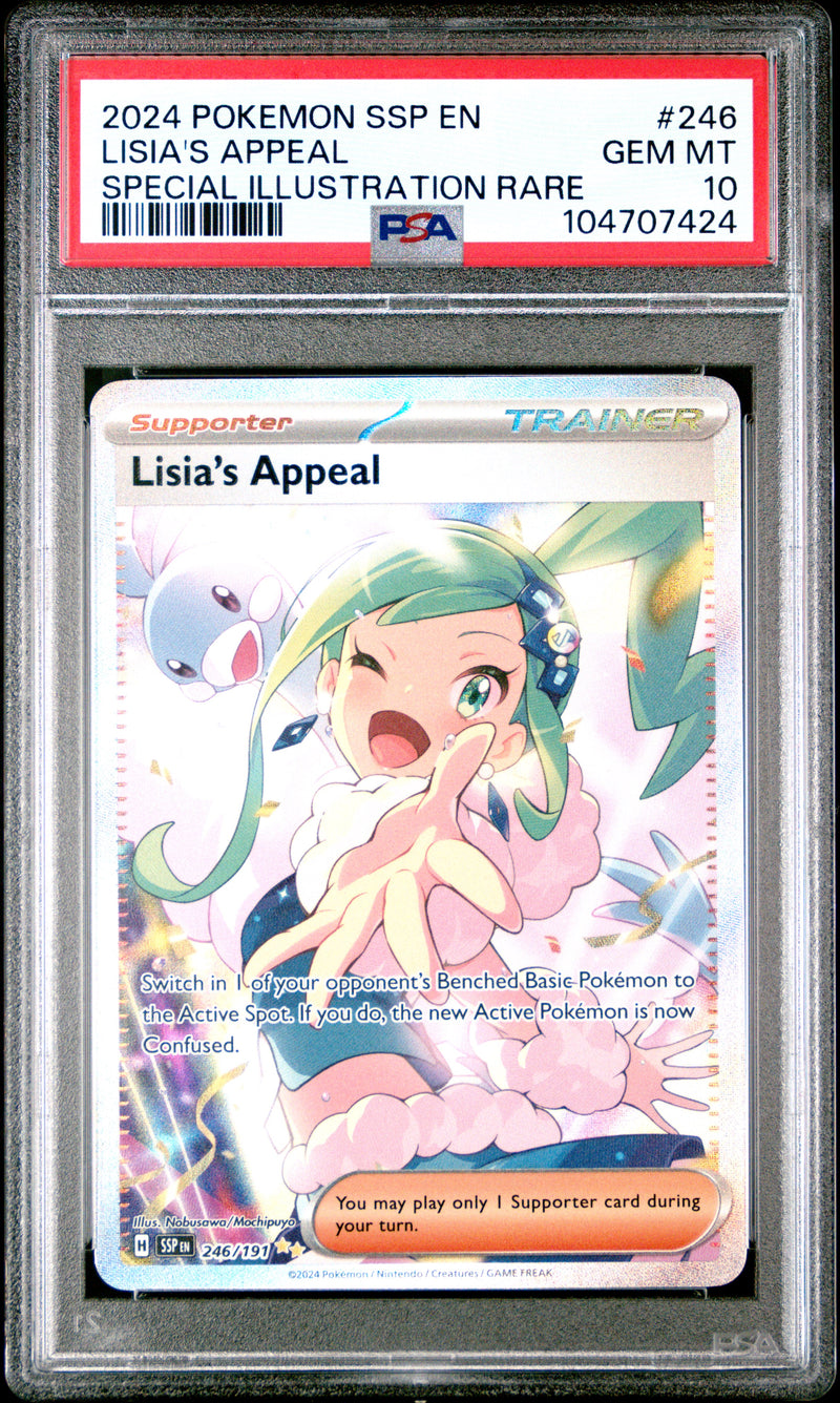 2024 POKEMON SURGING SPARKS EN LISIA'S APPEAL SPECIAL ILLUSTRATION RARE