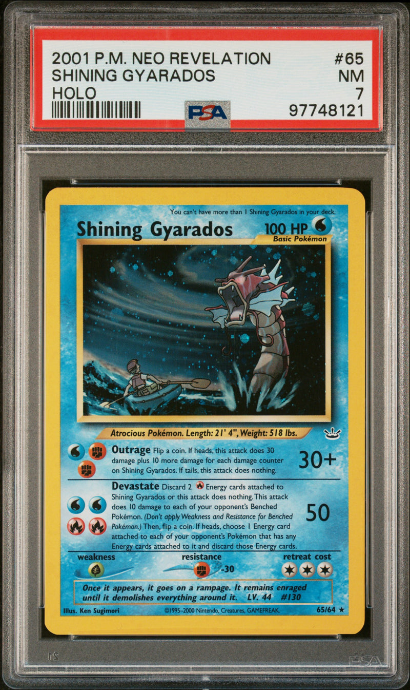 2001 P.M. NEO REVELATION SHINING GYARADOS