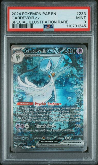 2024 POKEMON PALDEAN FATES ENGLISH GARDEVOIR EX SPECIAL ILLUSTRATION RARE
