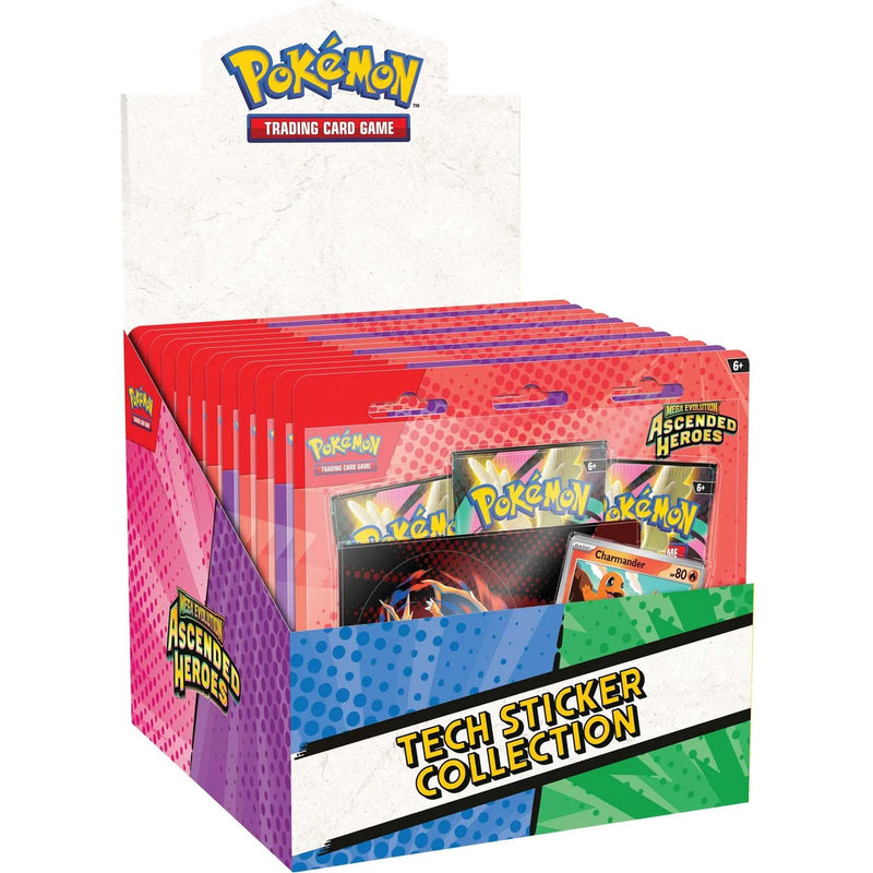 Mega Evolution: Ascended Heroes - Tech Sticker Collection Display (Sealed)