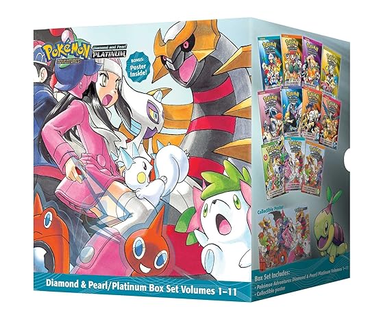 POKÉMON ADVENTURES DIAMOND AND PEARL PLATINUM CASE VOL  1 - 11