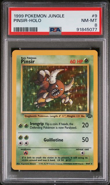 1999 POKEMON JUNGLE PINSIR - HOLO