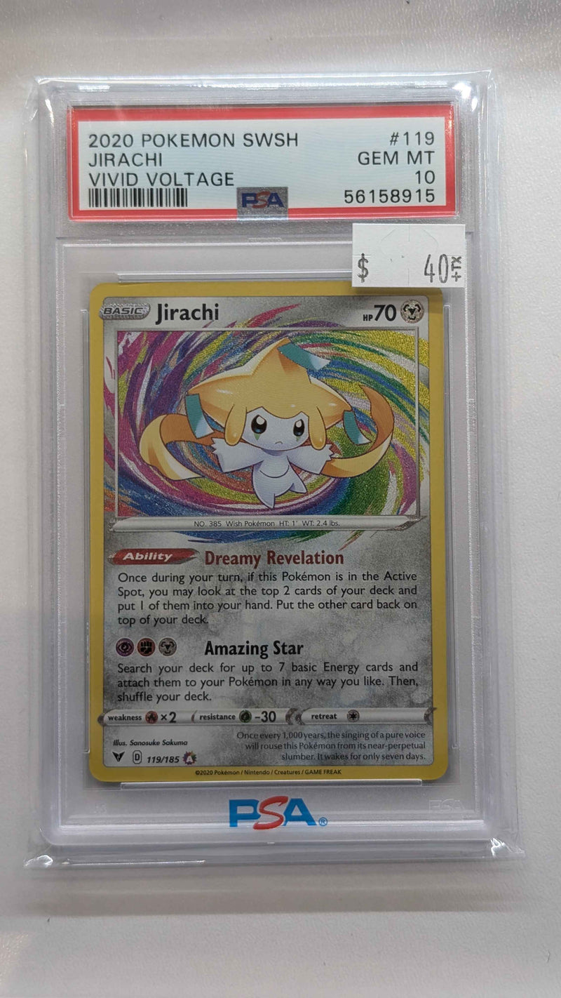 2020 POKEMON SWSH JIRACHI VIVID VOLTAGE