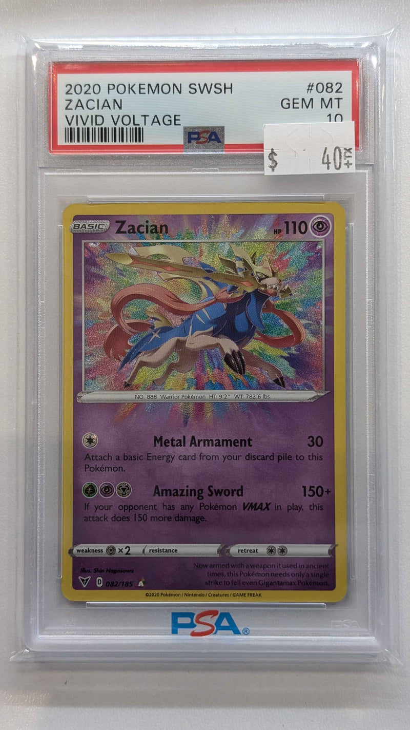 2020 POKEMON SWSH ZACIAN VIVID VOLTAGE