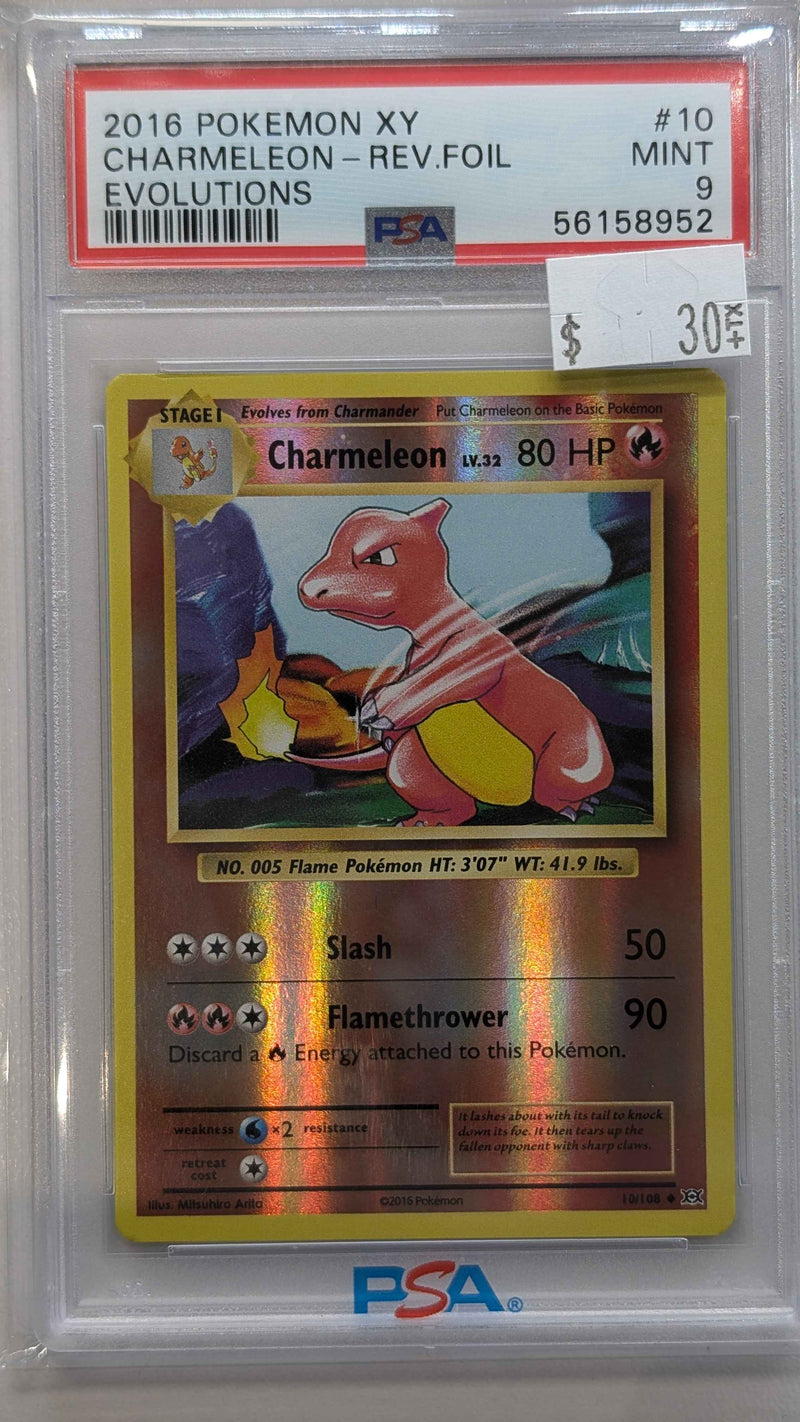 2016 POKEMON XY CHARMELEON - REV.FOIL EVOLUTIONS