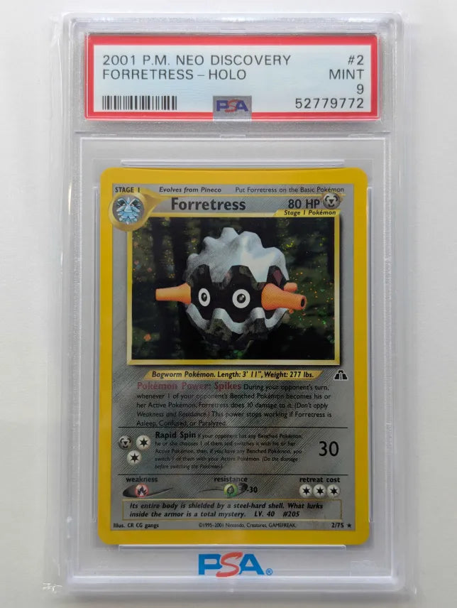 2001 POKEMON NEO DISCOVERY FORRETRESS - HOLO