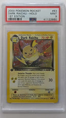 2000 POKEMON ROCKET DARK RAICHU - HOLO 1ST EDITION