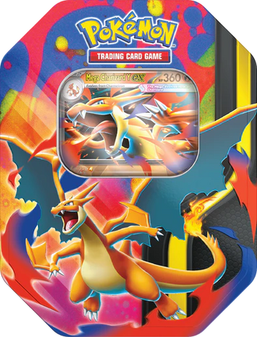 Mega Charizard Tin - Mega Charizard Y ex *Limit 2 Per Customer*
