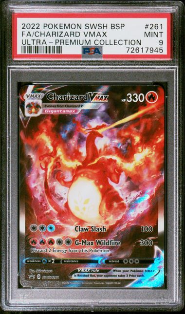 2022 POKEMON SWSH BSP FA/CHARIZARD VMAX ULTRA - PREMIUM COLLECTION