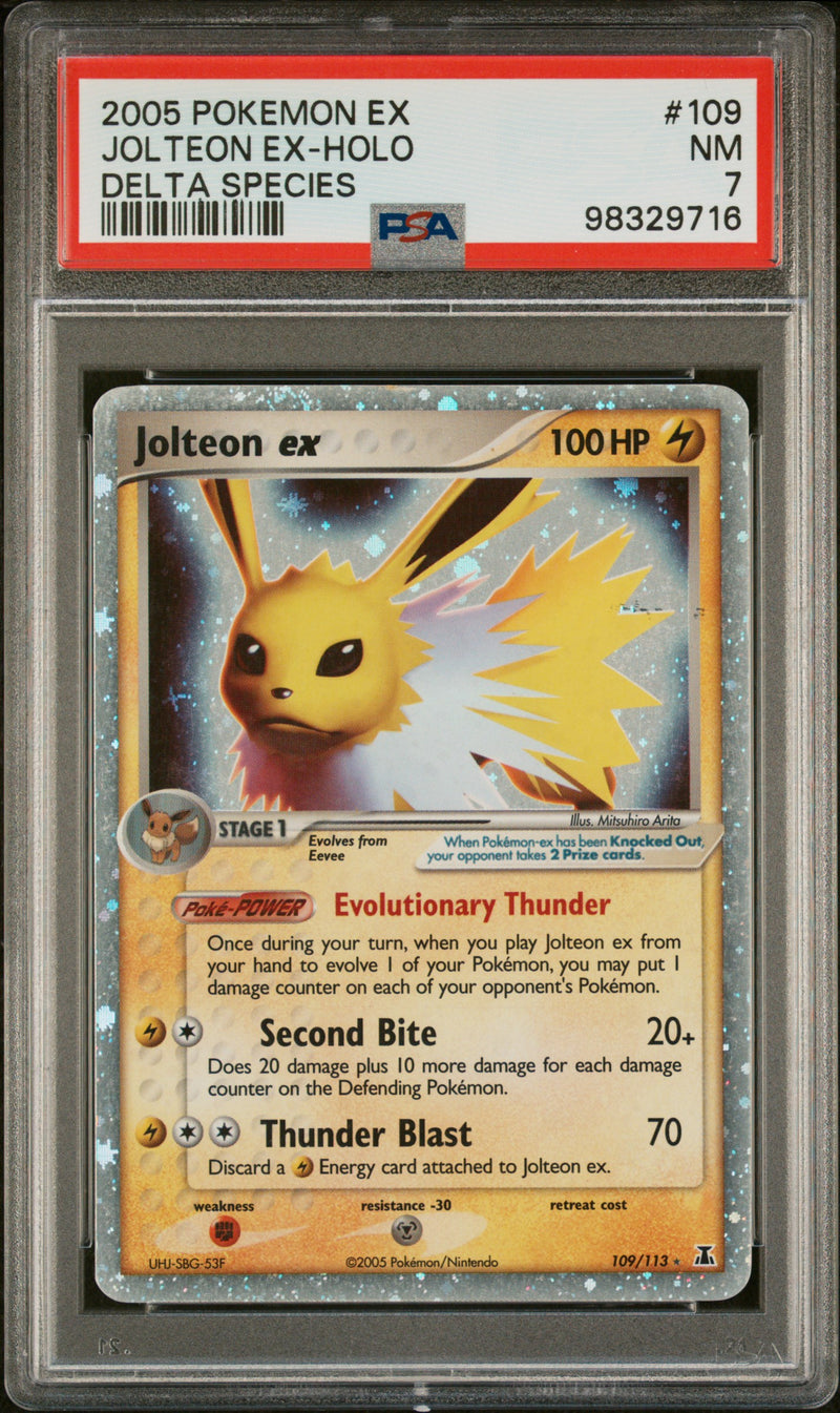 2005 POKEMON EX JOLTEON EX-HOLO