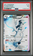 2011 POKEMON FULL ART RESHIRAM BLACK & WHITE
