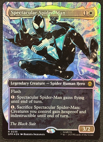 Spectacular Spider-Man (0235) (Borderless) (Textured Foil) [Marvel's Spider-Man] SCAN #3069