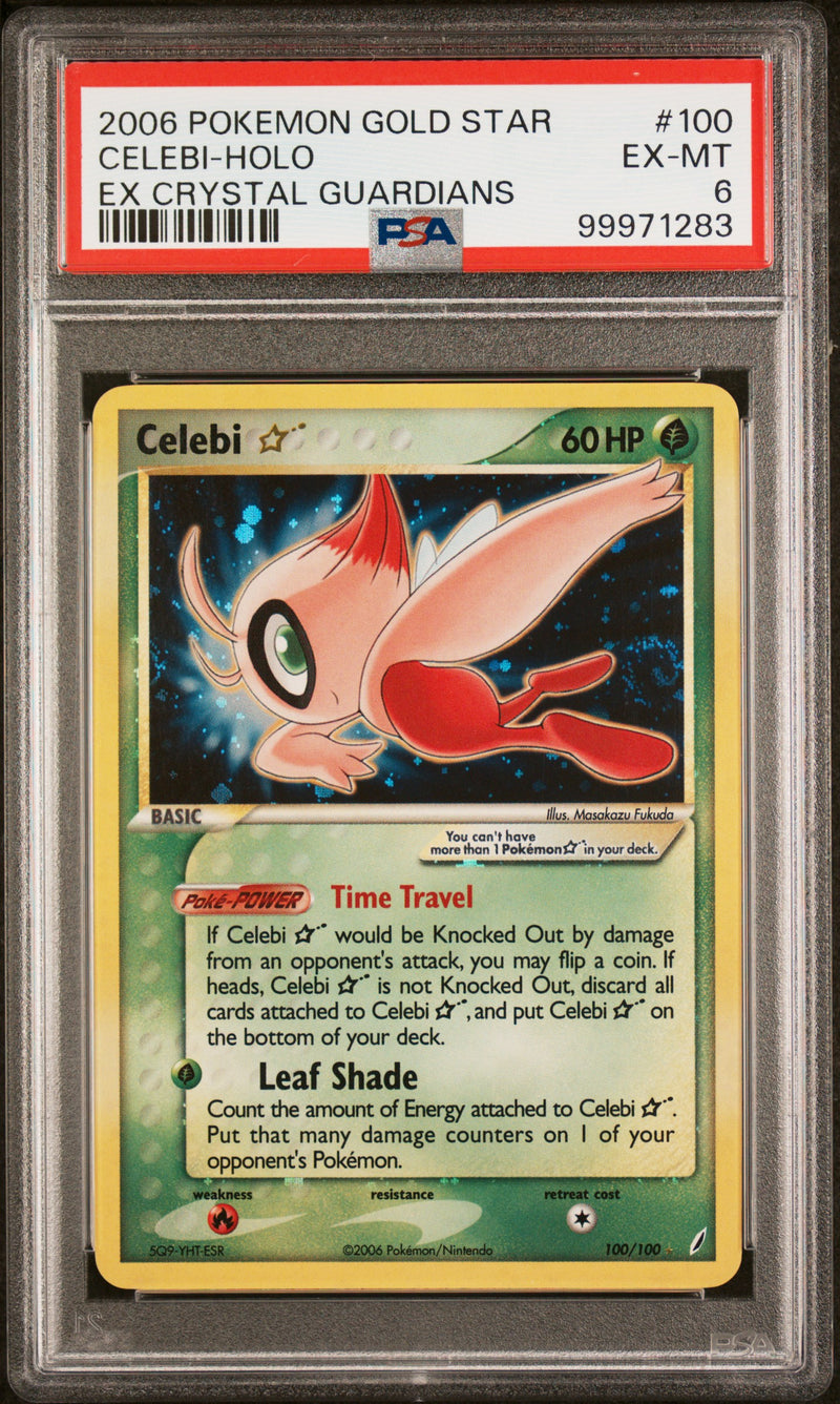 2006 POKEMON CELEBI-HOLO EX CRYSTAL GUARDIANS