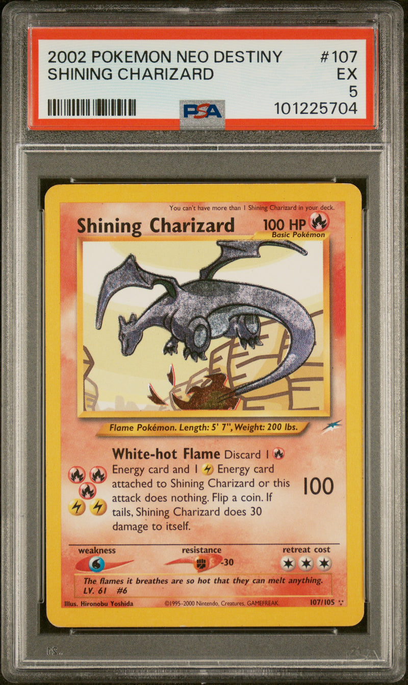 2002 POKEMON NEO DESTINY SHINING CHARIZARD