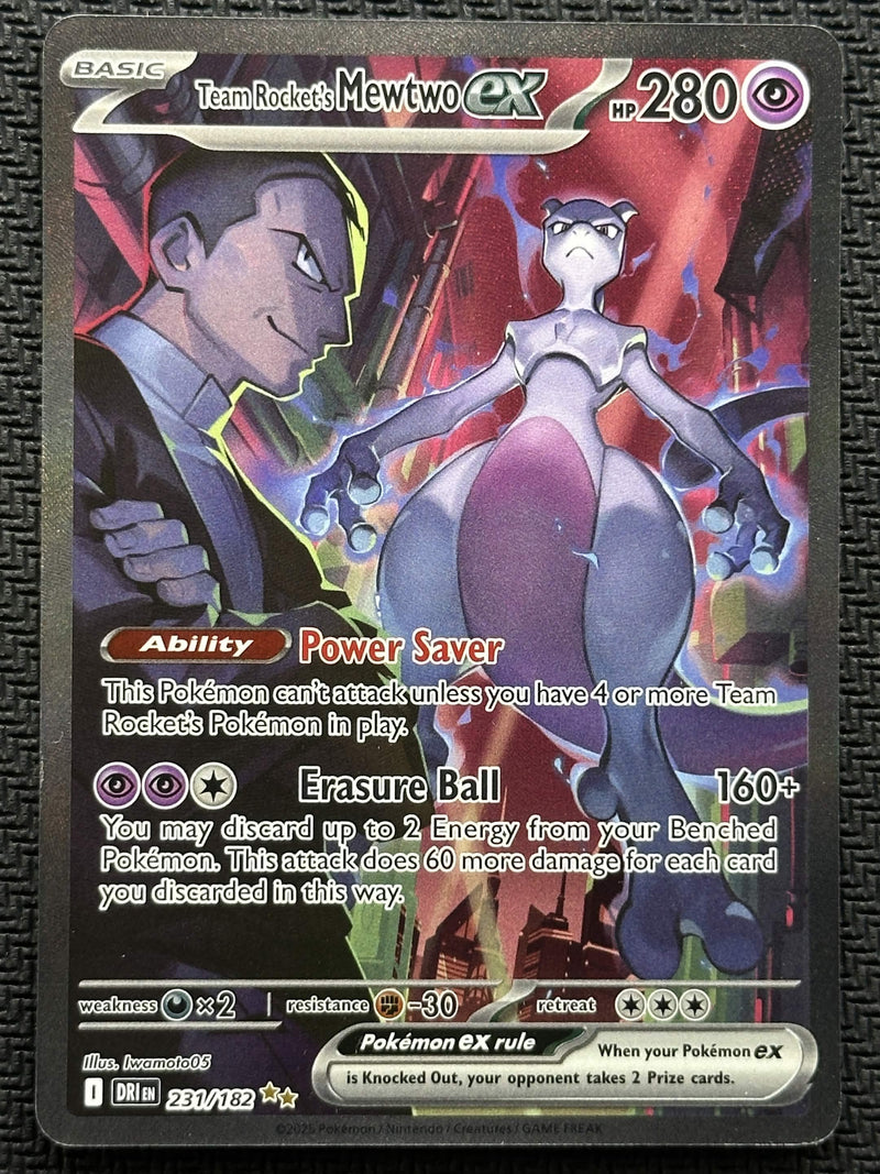 Team Rocket's Mewtwo ex (231/182) [Scarlet & Violet: Destined Rivals] SCAN