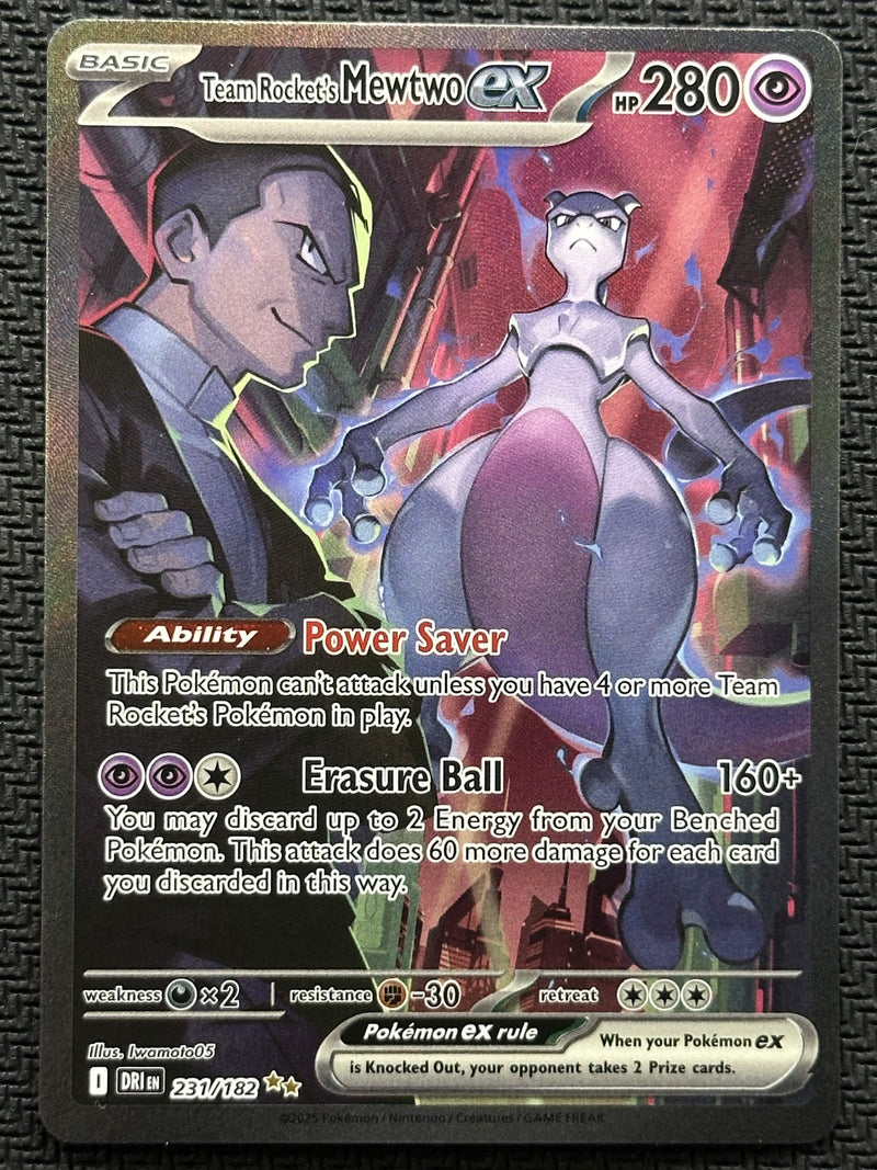 Team Rocket's Mewtwo ex (231/182) [Scarlet & Violet: Destined Rivals] SCAN