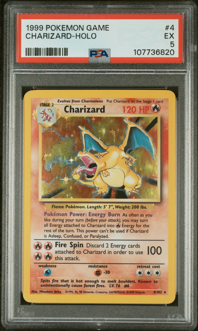 1999 POKEMON GAME CHARIZARD-HOLO