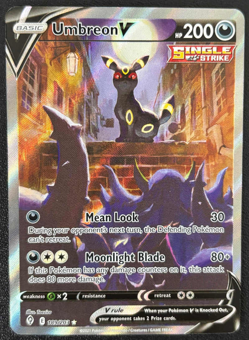 Umbreon V (189/203) [Sword & Shield: Evolving Skies] SCAN