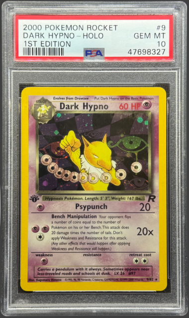 2000 POKEMON ROCKET DARK HYPNO - HOLO 1ST EDITION