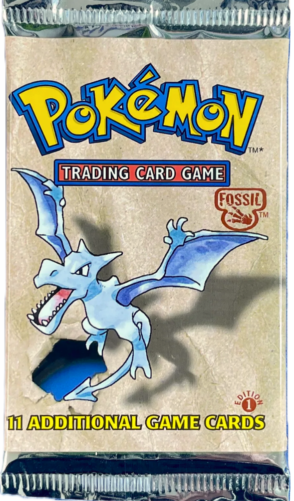 Fossil Booster Pack [1st Edition] - Aerodactyl Art