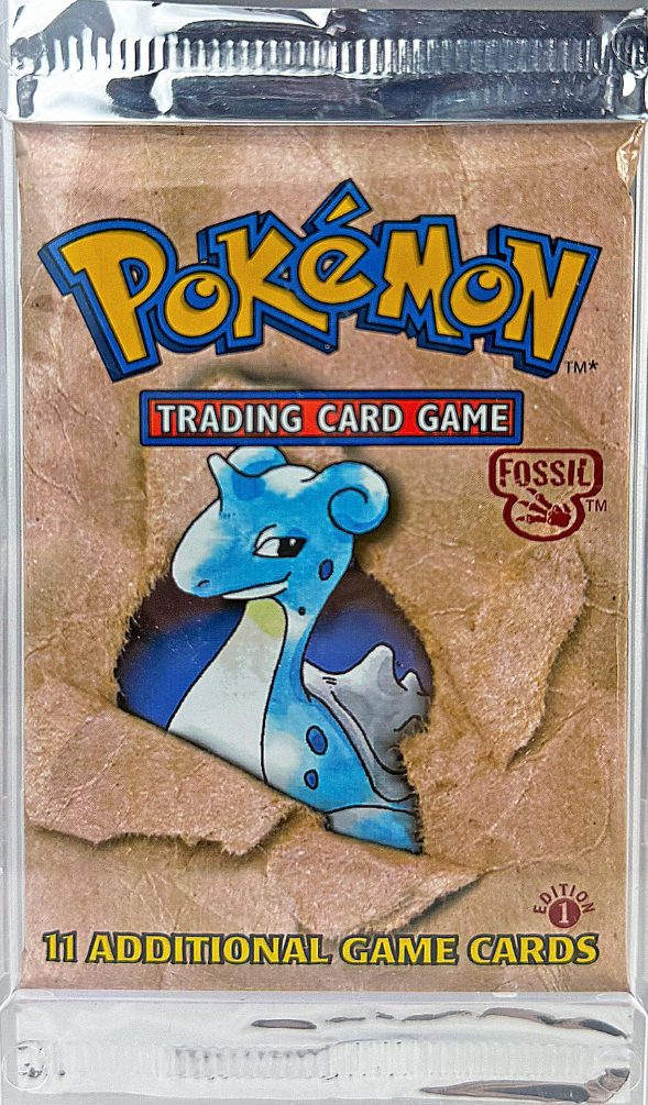 Fossil Booster Pack [1st Edition] - Lapras Art