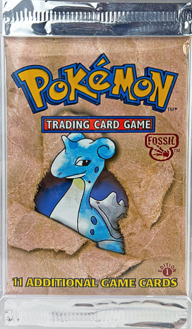 Fossil Booster Pack [1st Edition] - Lapras Art