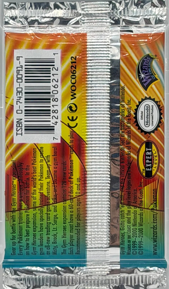 Gym Heroes Booster Pack [1st Edition] - Lt. Surge Art
