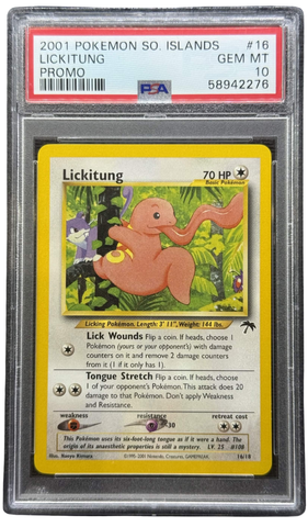 2001 POKEMON SOUTHERN ISLANDS PROMO #16 LICKITUNG PROMO PSA 10 - 276
