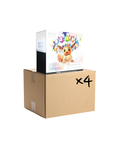 Scarlet & Violet: Prismatic Evolutions - Pokemon Center Elite Trainer Box Case (Factory Sealed)