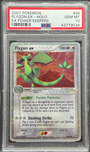 2007 POKEMON FLYGON EX - HOLO EX POWER KEEPERS