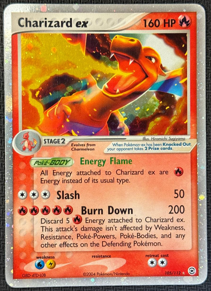 Charizard ex (105/112) [EX: FireRed & LeafGreen] SCAN