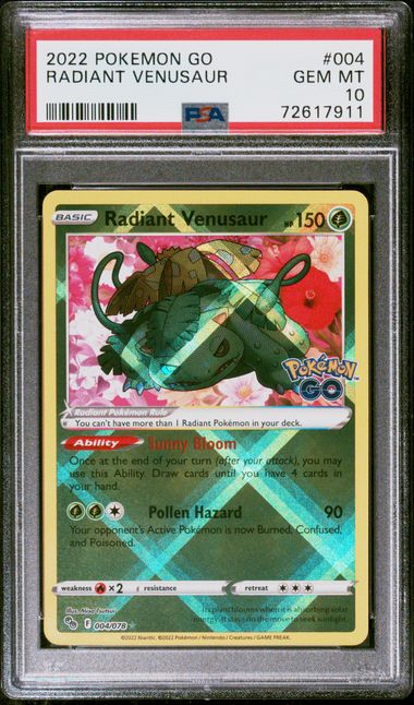 2022 POKEMON GO RADIANT VENUSAUR