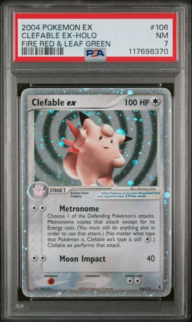2004 POKEMON EX CLEFABLE EX - HOLO FIRE RED LEAF GREEN