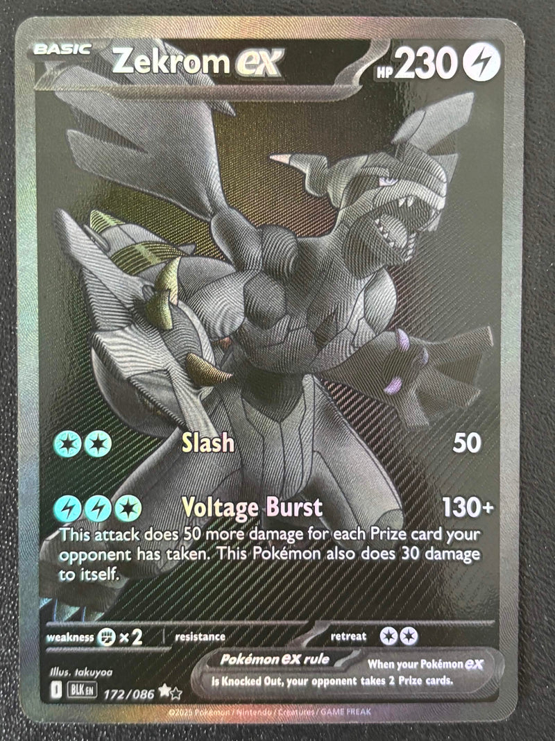 Zekrom ex (172/086) [Scarlet & Violet: Black Bolt] SCAN