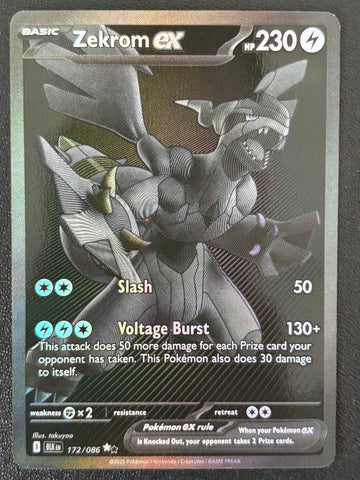 Zekrom ex (172/086) [Scarlet & Violet: Black Bolt] SCAN #1091
