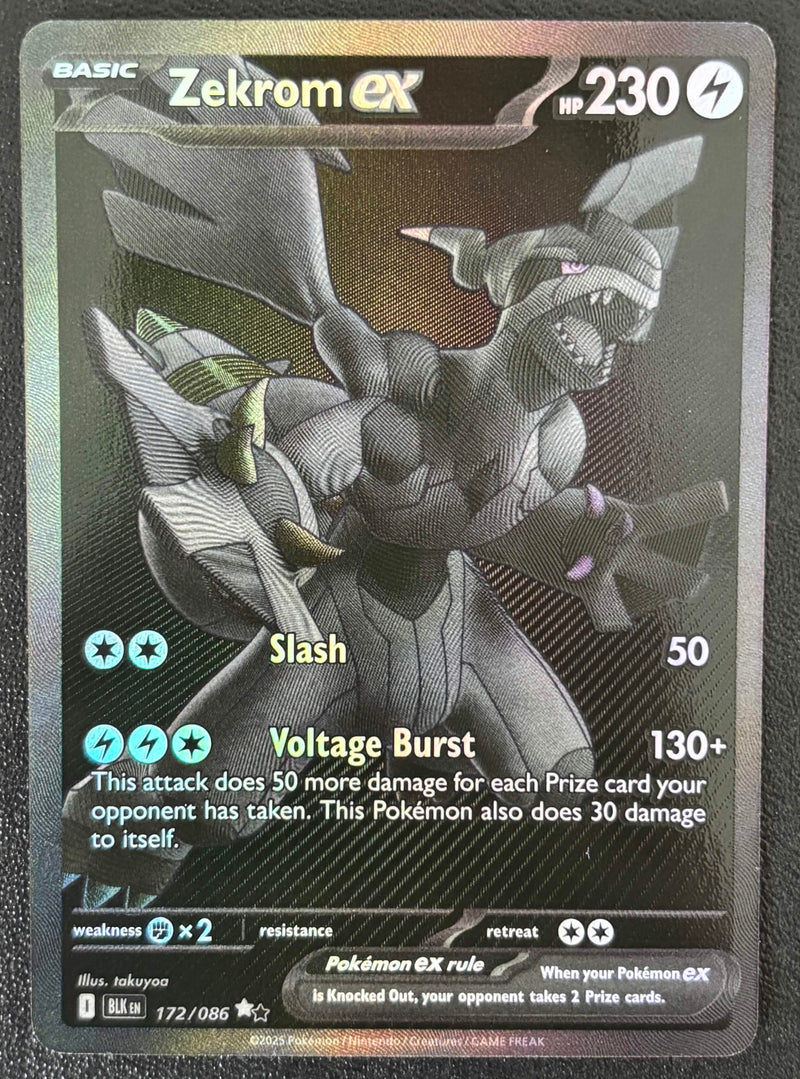 Zekrom ex (172/086) [Scarlet & Violet: Black Bolt] SCAN