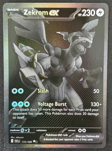 Zekrom ex (172/086) [Scarlet & Violet: Black Bolt] SCAN #1093