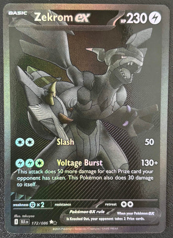 Zekrom ex (172/086) [Scarlet & Violet: Black Bolt] SCAN #1094